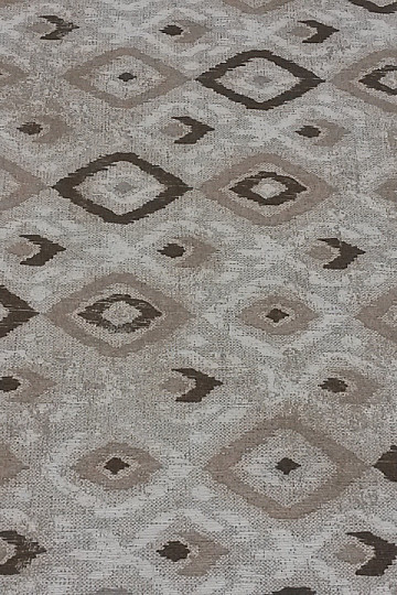 Decorative fabric TULUM ROMBO brown