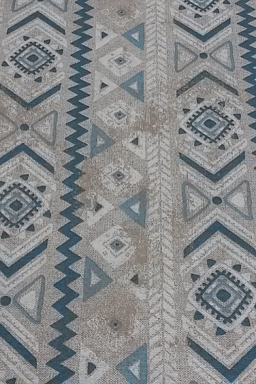 Decorative fabric TULUM MAYA turquoise
