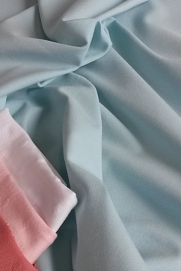 Cotton jersey TEINTURE menthol