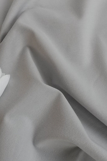 Cotton jersey TEINTURE light grey