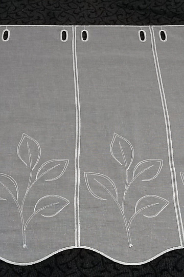 Woven  curtain 11650 white