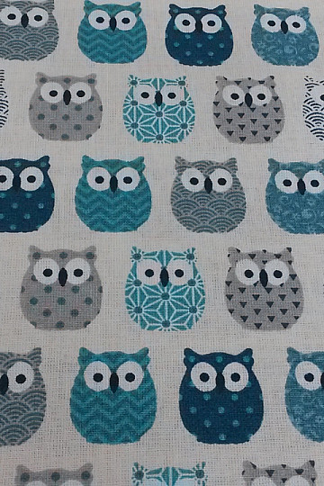 Decorative fabric MINI OWLS 1