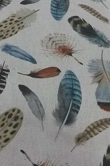 Decorative fabric OTONO FEATHERS 601 digital print