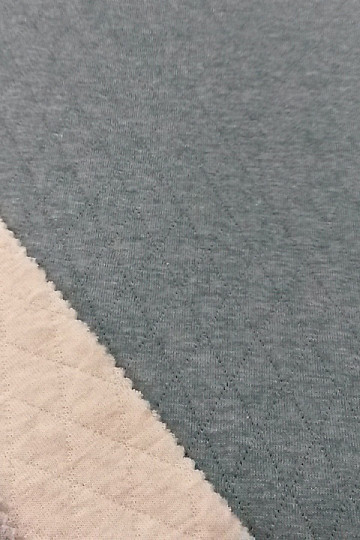 Cotton jersey MATLOSANGE Menthol-Grün