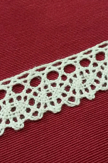 Cotton Lace 75239 19mm cream