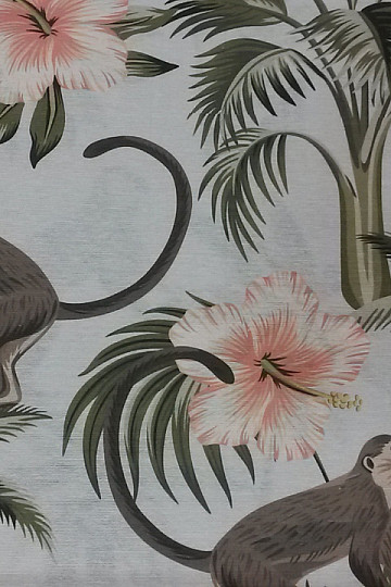 Decorative fabric AMERIKA monkey