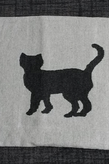 pillowcase DF  for cats light grey