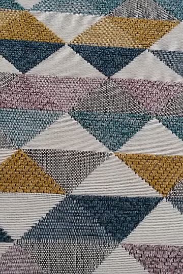 Upholstery Fabric  LUSA triangl mustard