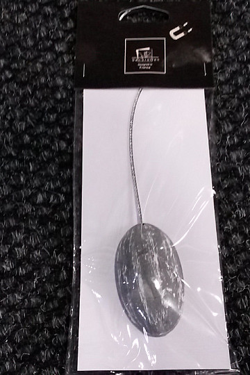 Tieback magnet  OVALIE gray-white