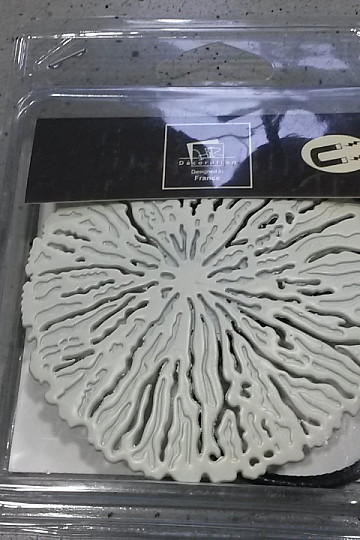 Tieback magnet CORALLY creme
