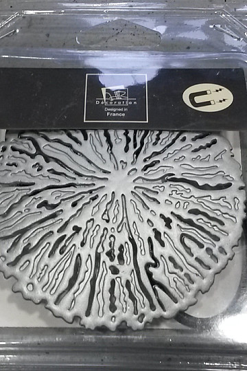 Tieback magnet CORALLY silver