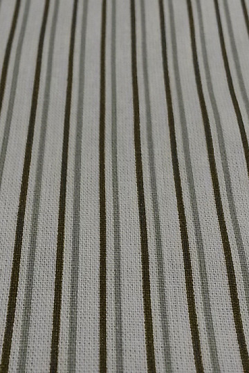 Cotton fabric STRIP menthol-brown