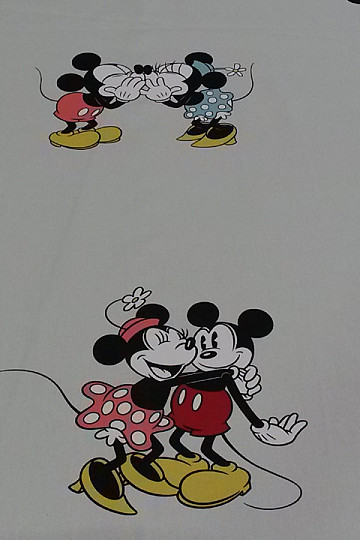 Children decorative fabric LOVE MINNIE