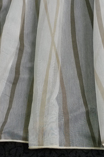 Luxurious curtain  MODENA strip brown