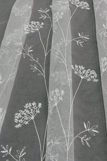 Embroidered luxury GERSTER curtain 11720