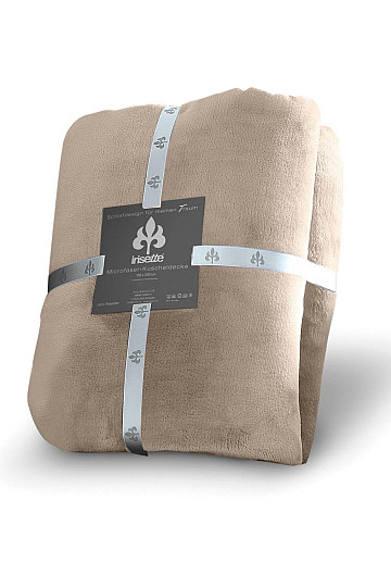 Soft blanket IRISETTE 87 MOCCA