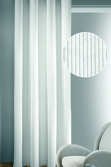 Decorative curtain BRIT white 135x245