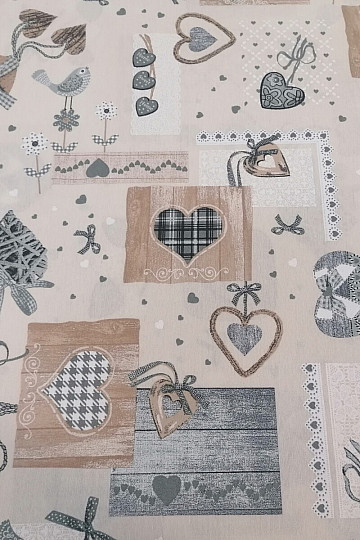 Decorative fabric TM PATCHWORK beige