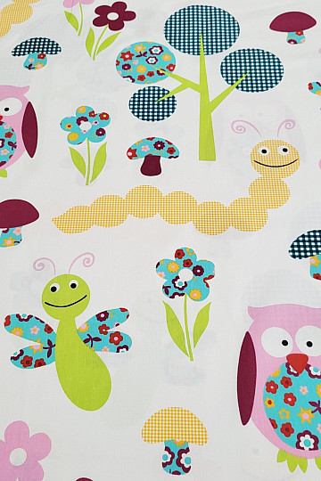 Children&#39;s decorative fabric MERRY FOREST