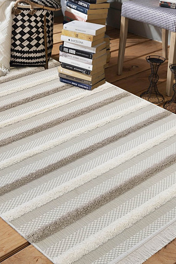 String carpet DELI 03 light beige