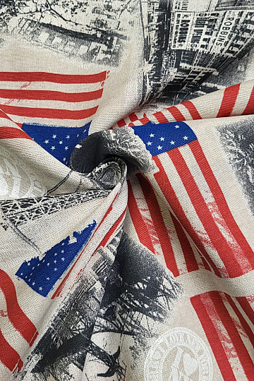 Decorative fabric AMERICA