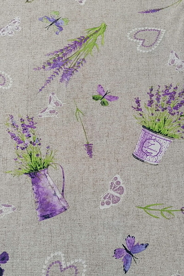 Decorative fabric LAVENDER Iilac