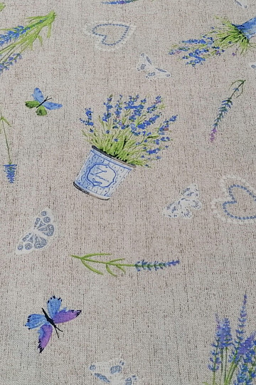 Decorative fabric LAVENDER blue