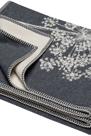 Cotton blanket DF JADE ANTHRACITE