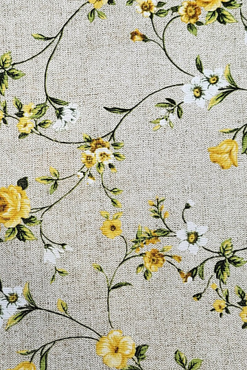 Decorative fabric RAME yellow