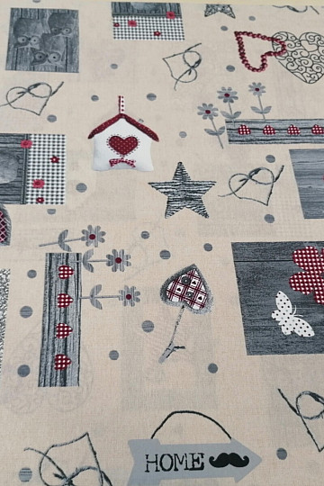 Decorative fabric ZERMAT bordo