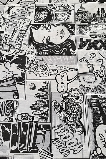 Decorative fabric COMICS SPACE
