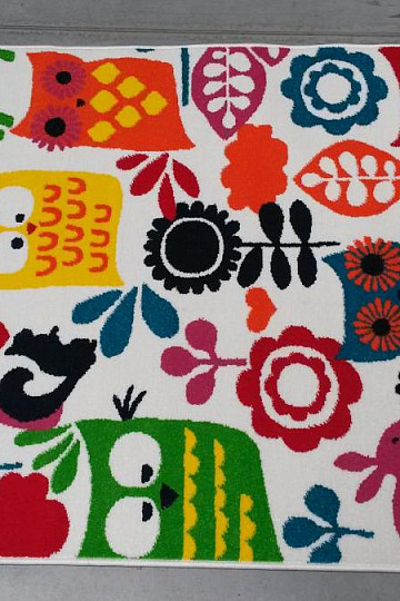 Children carpet CITY OWLS multi