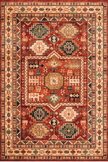 Luxurious woolen carpet KASHQAI 4306/300