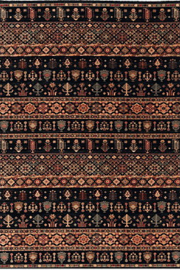 Luxurious woolen carpet KASHQAI 4361/500