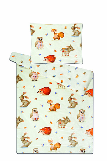 Microflannl bedding - Animals in the Forest