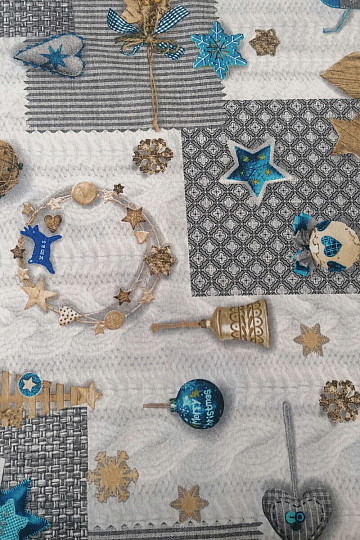 Decorative fabric NEVADA blue
