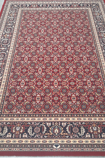 Woolen classic carpet ORIENT allover red pattern