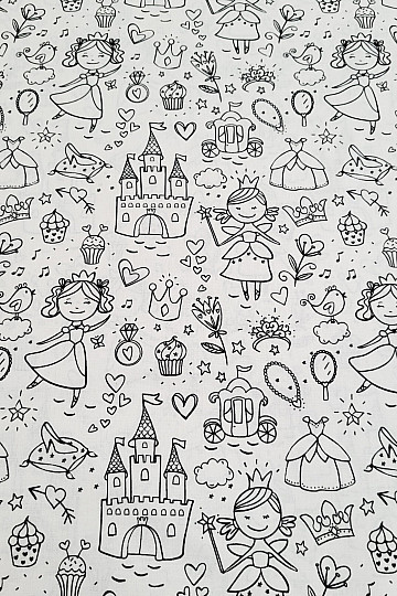 PRINCESS painting fabric