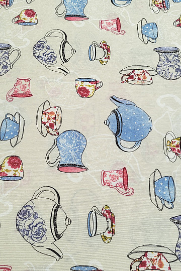 Decorative fabric TEA SET