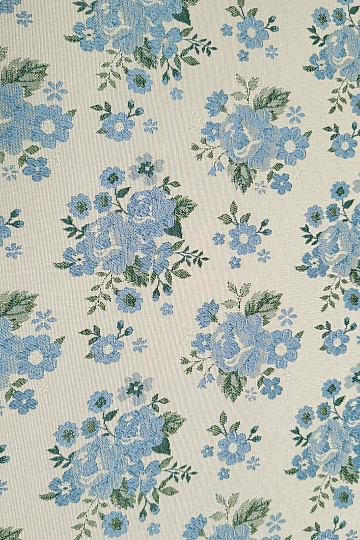 Fabric TOSCANA VALERY 16/1 ALLOVER green leaves