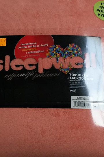 SLEEP WELL microflannel bedding - terracotta