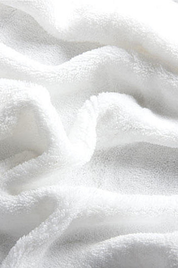 Cot microflannel sheet white