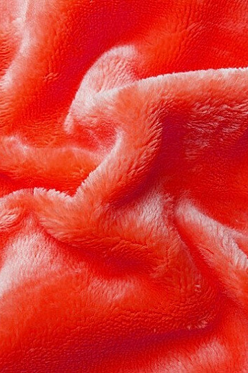Micro flannel sheet SLEEP WELL red grapefruit