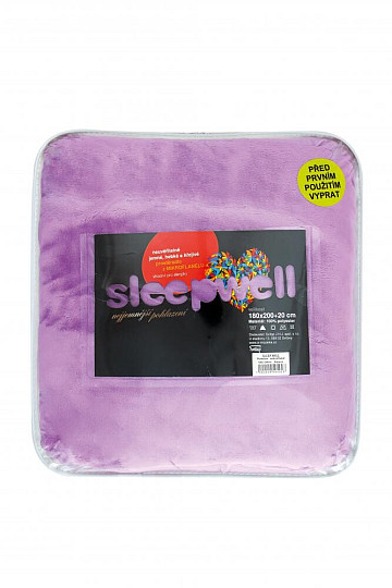 Microflannel sheet SLEEP WELL LILA