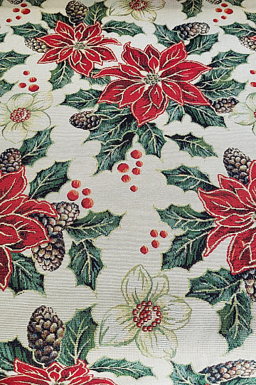 Tapestry fabric CHRISTMAS ROSE