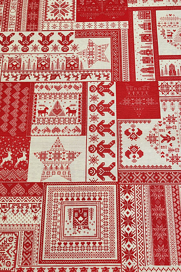 Christmas decorative fabric ORNAMAYO