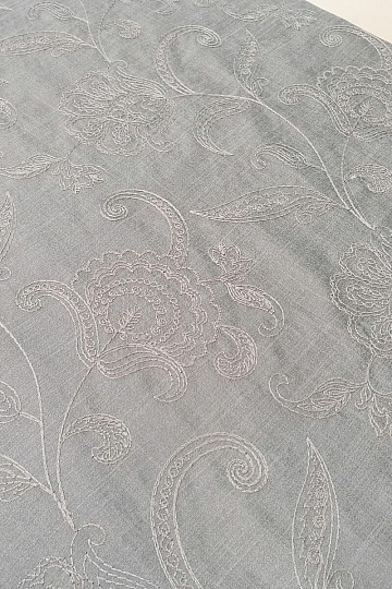 Embroidered decorative fabric AGENDA
