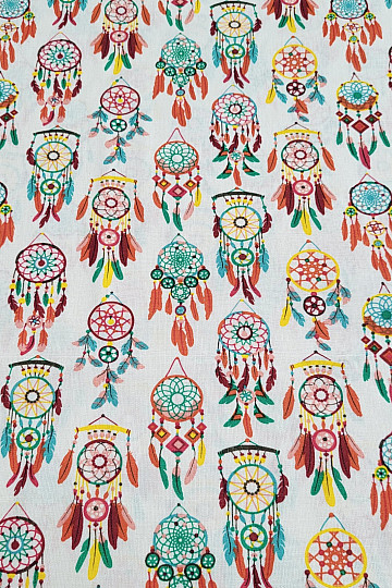 Cotton fabric DREAM CATCHER