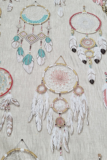 Decorative fabric DREAMCATCHER linen