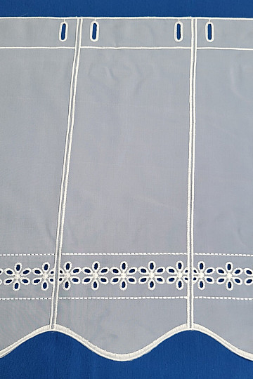 Stained glass curtain GERSTER 11539/0001 white